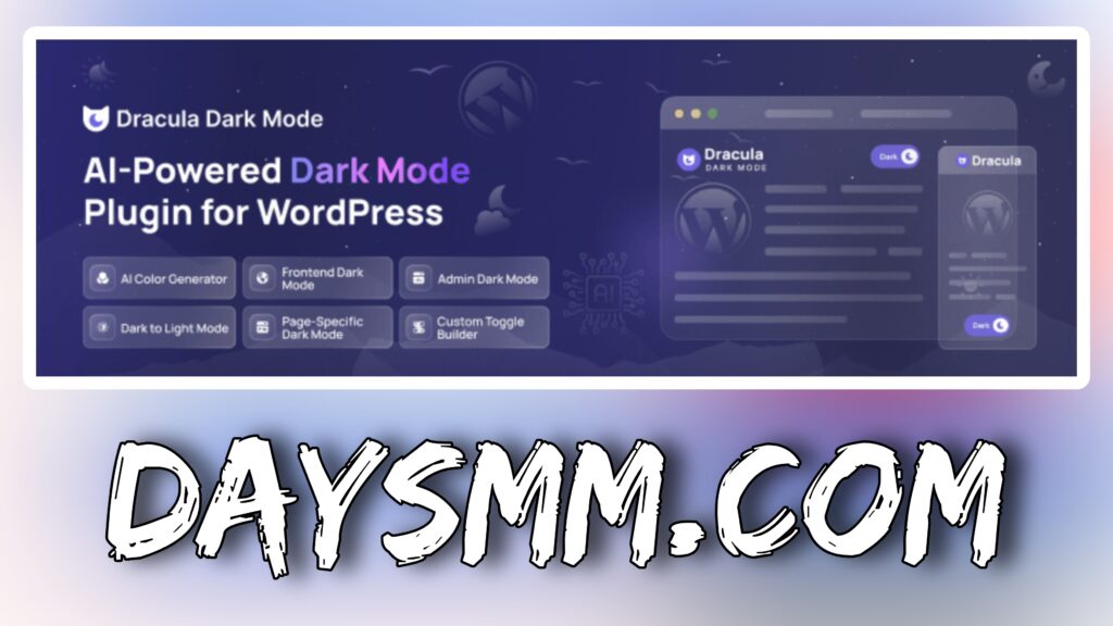 Dracula dark mode plugin 