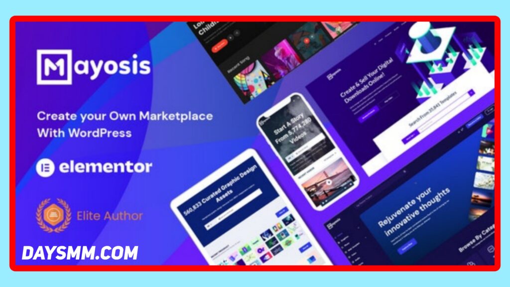 Mayosis WordPress theme