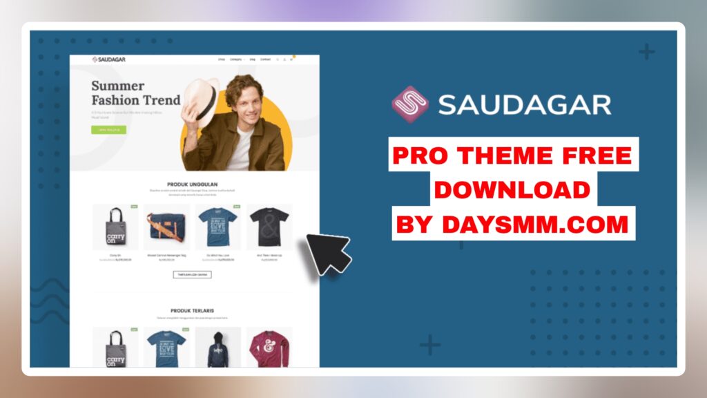 Saudagarwp theme free download 