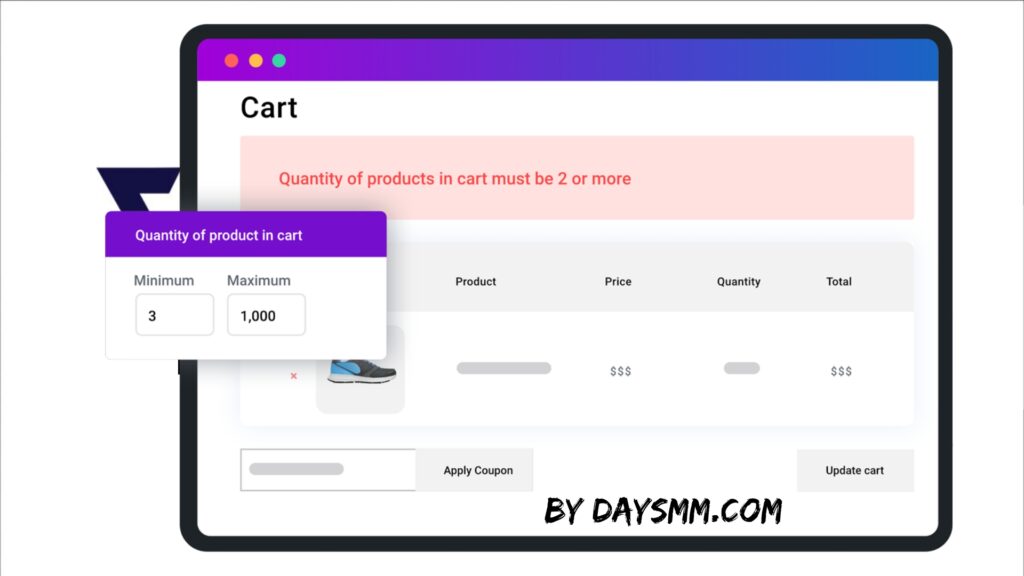 Woocommerce min max quantity 