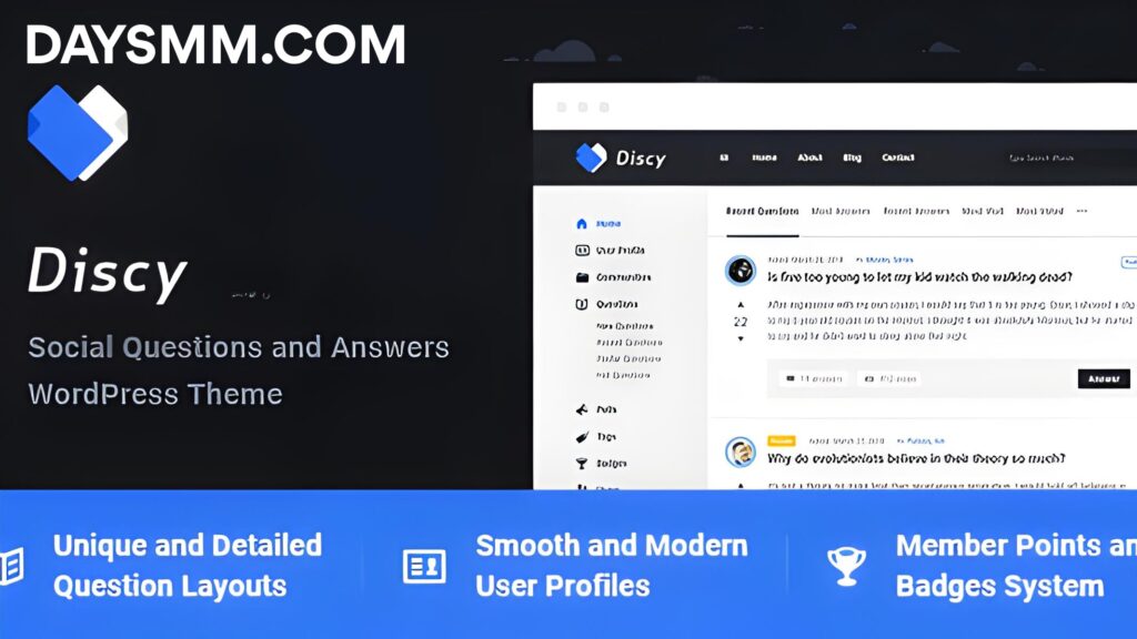 Discy WordPress theme 