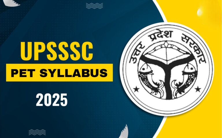upsssc pet syllabus 2025