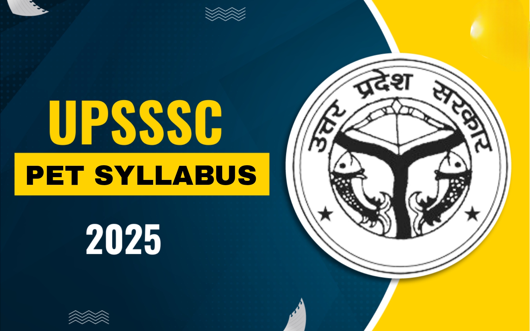 upsssc pet syllabus 2025